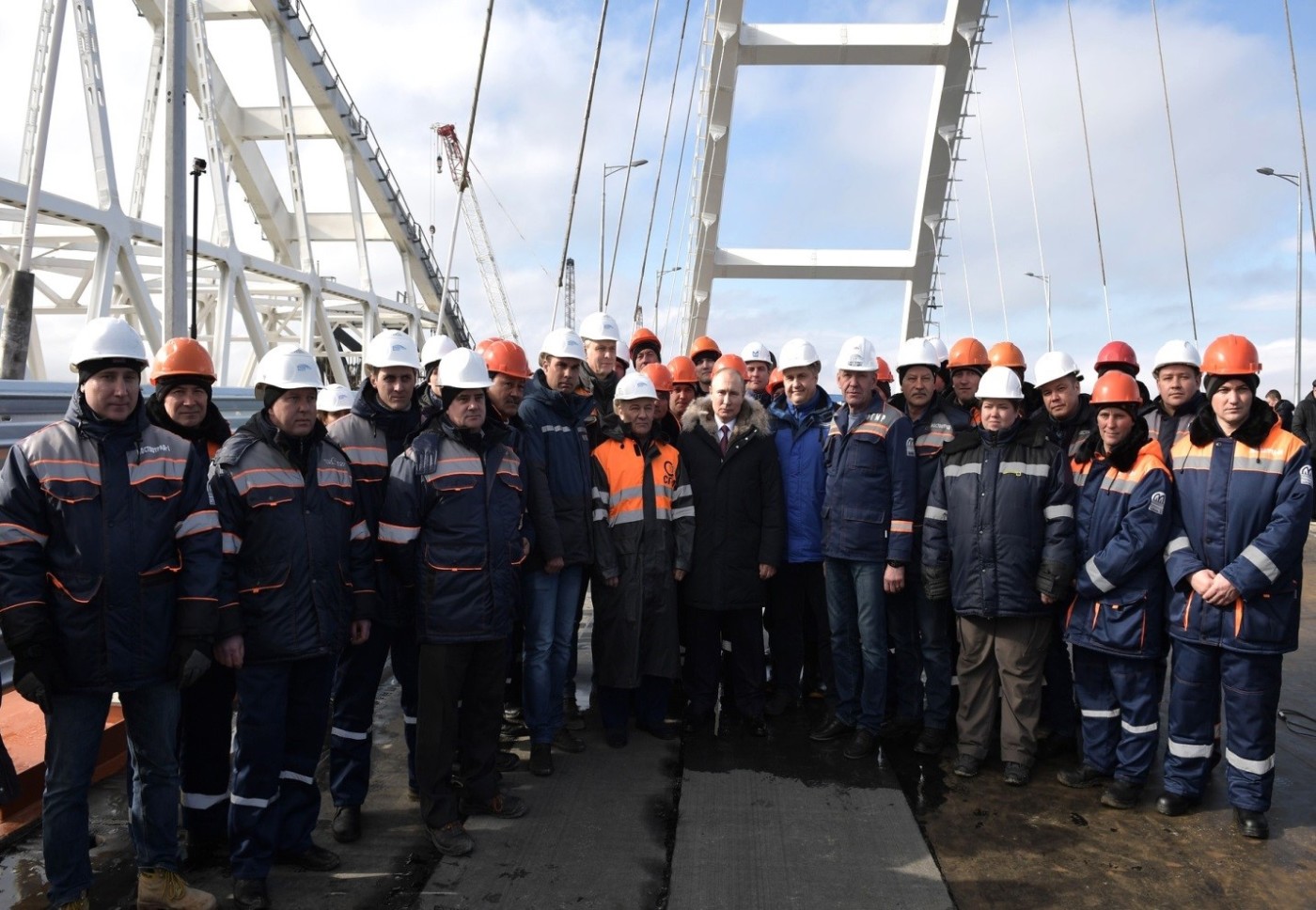 Прямая трансляция с открытия Крымского моста